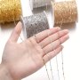 100.0CM Sequins Chain Necklace Golden Chain Metal Copper Cable Chains Findings For Diy Bracelet Jewelry Making Chain Supplies