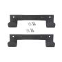 2PACK Ironing Board Hanger Wall Mounted For Laundry Rooms Black