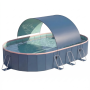 Foldable Frame Non-inflation Swimming Pool Easystorage With Canopy