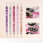 1PC 5PCS SET Nail Art Dotting Tool Kit Dual-ended Design Ergonomic Handle For Versatile Nail Art Creation