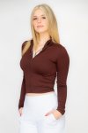 Ladies Active Rib Zip Through Jacket