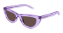 Gucci Sunglasses Woman Violet Brown GG1521S-004 - Violet / Onesize