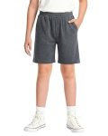 Roventis Boys Sport Shorts Lightweight Soft Fabric Comfort Fit With Side Pockets Outdoor Running School Gym Clothing 9-10 Years