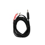 Ultra-link Stereo Jack To 2RCA Cable Molded Plug