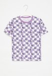 PoP Candy Checker Board Tee - Purple