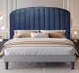 Sapphire Drift Headboard - King - Blue