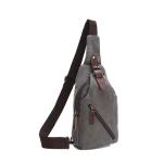 Lightweight Canvas Sling Backpack - 8824 - Black
