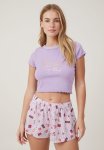 Cotton On Rib Baby Sleep Tee - Lcn Wb willy Wonka Golden Ticket