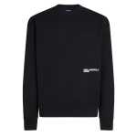 Karl Quote Sweater -black