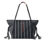 Karl Lagerfeld X Amber Valletta Tote Bag -white black