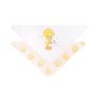 Baby 2PK Bandana Bib Whte/pink