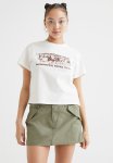 Printed T-Shirt - White cowboys