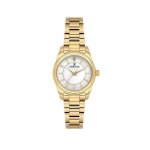 Womens Gold Stainless Steel Watch
