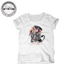 Girls Zebbitude Tee - White - 13 14