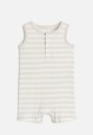Ribbed Romper Suit - Beige