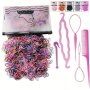 1505PCS MINI Colorful Hair Ties & Styling Tools Perfect For Baby Girls Hair Accessories Ideal Choice For Gifts