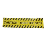 Caution Sticker Mind The Step 45X11CM