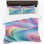 Pastel Swirls Duvet Cover Set Queen