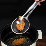 Stainless Steel Food Strainer Tong