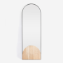 Emerging Creatives Afro Scandi Archway Leaning Mirror - Natural