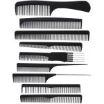Carbon Comb Set Black 9 PACK
