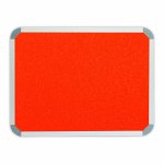 Info Board Aluminium Frame - 900 600MM - Burnt Orange