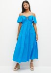 Halterneck Maxi Dress- Blue