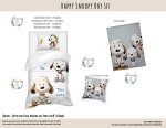 Kids Duvet Set Happy Snoopy Boy