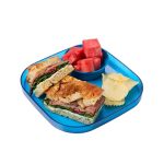 Madesmart Dipware Reusable Dining Plate serving Tray For Appetizers And Snacks Food-safe Appetizer Serving Platter With Removabl