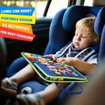 25-IN-1 Montessori Busy Board - Enhances Fine Motor Skills & Sensory Development Ideal For Travel Perfect Christmas & Halloween Gift For Kids