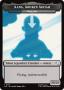 Aang Awoken Avatar - Marit Lage // Treasure Double-sided Token Avatar: The Last Airbender: Eternal-legal Tokens - Damaged Foil