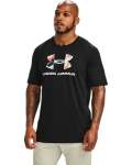 Men's Ua Sportstyle Logo Upstream Camo Short Sleeve - BLACK-001 XL