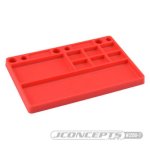 J Concepts Red Parts Tray Rubber Material