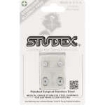 Studex Select Range April Crystal Tiffany Earing Sterling Silver Regular