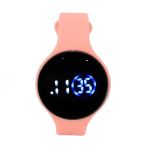 Digital Kids Watch Waterproof Silicone LED Student Watch Light Pink