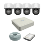 By Hikvision 4MP Ip Pan Tilt Camera Kit