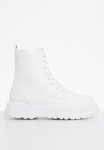 Elva Lace Up Boot - White