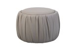 Lady Puff Ottoman. 2 Colours Available - Toffee Eco-leather