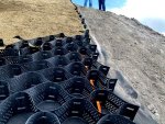 Hdpe Geocell GS150-445 Textured 150 Mm 3 M 11 M Panel