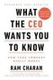 What The Ceo Wants You To Know - How Your Company Really Works   Paperback