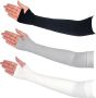 3 Pairs Cooling Arm Sleeves Sun Arm Cover For Sports Cycling Driving