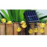 A 30-LED Solar Crystal String Bulbs - Warm White