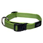 Rogz Utility Extra Large 25mm Lumberjack Dog Collar - Lime Reflective