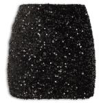 Black Sequins MINI Skirt