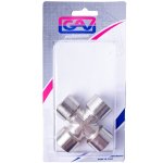 Gav 4-WAY Connector 1 2" Ffff Packaged