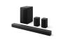 LG S65TR 5.1CH 600W Soundbar With Wireless Subwoofer And Rear Speakers And