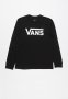 Vans Classic Long Sleeve Top - Black & White