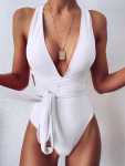 Wrap Around Swimsuit - White - Small