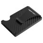 Marco Minimalist Wallet Card Holder With Rfid Blocking Black