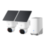 E42 Solar Powered 4K Smart Wireless Outdoor Security Camera Kit